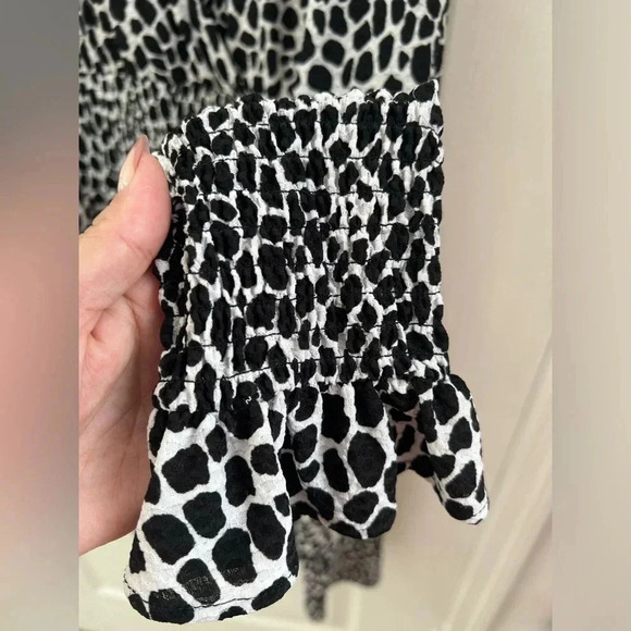Michael Kors black and white animal print dress (Size XL) - Picture 4 of 6